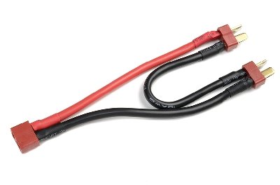 G-Force RC - Power Y-kabel - Serieel - Deans - 12AWG Siliconen-kabel - 12cm - 1 st GF-1321-070