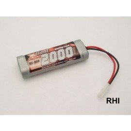 Batterij 7.,2V 2000 mah NiMH Racingpack X-Cell 2,0Ah 7,2V