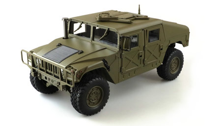 RC 4x4 U.S. Milit&auml;r Truck 1:10 Army groen RTR 22417