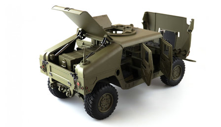 RC 4x4 U.S. Milit&auml;r Truck 1:10 Army groen RTR 22417