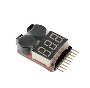 Lipo batterij saver en alarm 8 cel RC Lipo Battery Low Voltage Monitor Alarm Tester Buzzer