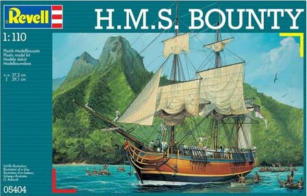 Modelbouw zeilboot  Revell H.M.S. Bounty