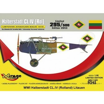 MI480004 Bouwpakket Hobby Mirage 1/48 WWI Halberstadt CL. IV