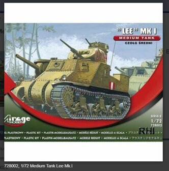 Modelbouw pakket Mirage-Hobby 728002 Medium Tank Lee Mk I