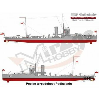 Bouwpakket Mirage-Hobby 350506 ORP &#039;Podhalanin&#039; Polski Torpedowiec (ex A80)