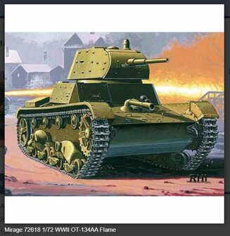 Bouwpakket Mirage-Hobby 72618 Flame Thrower tank OT-134AA