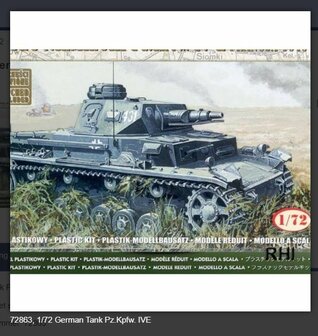 Bouwpakket Mirage-Hobby 72863 Niemiecki czołg Pz.Kpfw. IV E &#039;Francja 1940&#039;