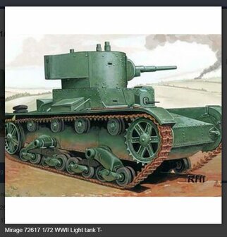 Bouwpakket Mirage-Hobby 72617 T-26LH/45 Light Tank