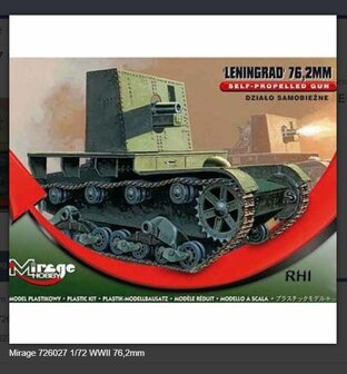 Bouwpakket Mirage-Hobby Mirage 726027 1/72 WWII 76,2mm &#039;LENINGRAD&#039;