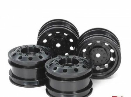 54741, RC On Road Racing Truck Wheels - Black