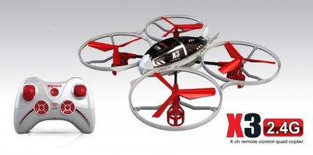 RC Quadcopter Syma X 3 2.4 GHz 4-kanaals 24 cm 2