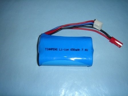 Batterij  7,4  650 mAh