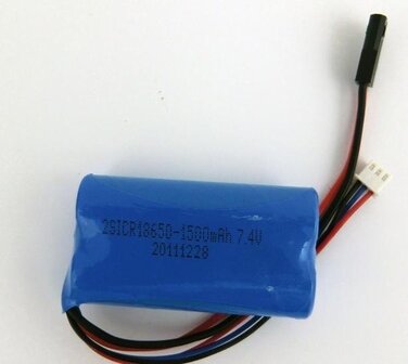 Batterij voor helicopter T640 T40  7,4 V  1100 mAh