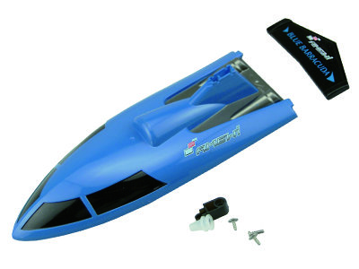 062-84974-91 afdek kap voor rc speedboot blue/red barracuda