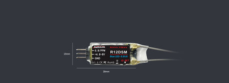 Zenderset RadioLink AT9S Pro 10CH/12CH Optional DSSS&amp;FHSS/CRSF Protocols  Ideal for Flying Virtually any Type of Aircraft