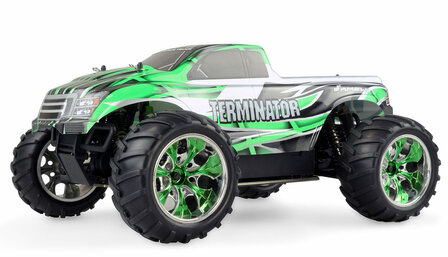 004-22315-001 Body compleet afgelakt voor Monster truck 1:10 Groen