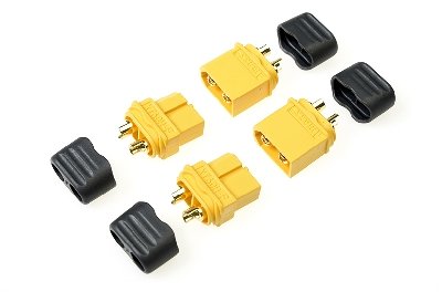 Revtec - Connector - XT-60 - met beschermkap - Goudcontacten - Man. + Vrouw. - 2 paar