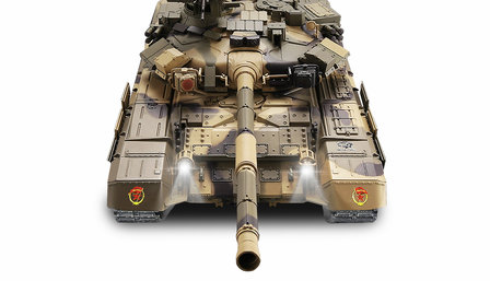 RC tank 23119 Panzer T-90 2.4GHZ  pro-line Control edition rook geluid IR/BB metal tracks, loop en geleidewielen