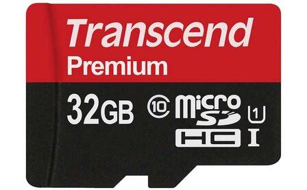 Transcend TS32GUSDCU1 Class 10 Premium microSDHC 32GB geheugenkaart UHS-I