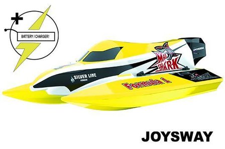 RC speedboot Raceboot - Elektrisch - RTR - Mad Shark V2 - met 7,4V 800mAh Li-Ion &amp; AC-balanslader