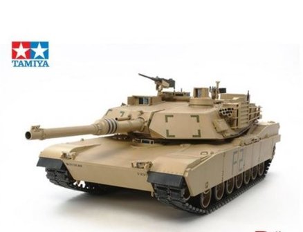 RC tank Tamiya 56041, 1/16 RC US KPz M1A2 Abrams Full Option