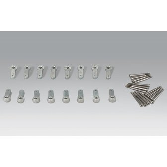 1383818006 Metal suspension arms for early Tiger with plastic chassis  1:16