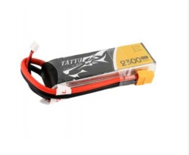 Gens ace TATTU 2300mAh 11.1V 45C 3S1P Lipo Battery Pack with XT60