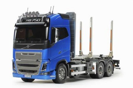 Tamiya RC vrachtwagen 23805 1/14 R/C Volvo FH16 Globetrotter 750 6x4 Timber Truck (Factory Finished)