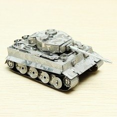 Metalen bouwpakket Tiger Tank DIY 3D Laser Cut 