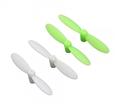 Set propellers voor Cheerson CX-10  groen wit