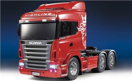 Tamiya RC vrachtwagen 23670 1:14 Scania R620 rood RTR (MFC- 01) (Factory Finished)