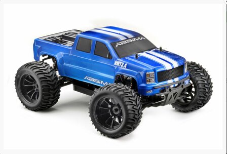 1230382 Body compleet afgelakt voor Monster truck 1:10 blauw