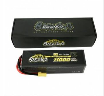 Gens ace 11000mAh 14.8V 100C 4S2P Lipo Battery Pack with EC5-Bashing Series