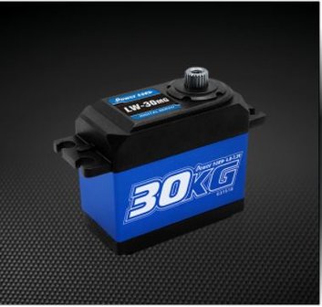 PowerHD LW30MG waterproof 30kg servo met metalen tandwielen