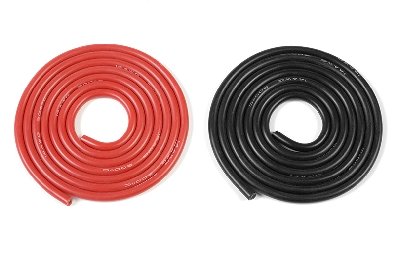 G-Force RC GF-1340-003 - Revtec - Siliconen-kabel - Superflex - 2,2mm&sup2; 14AWG - 700/0.08 Strengen - 1m Rood + 1m Zwart