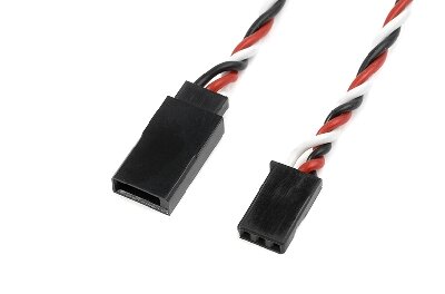 G-force GF-1110-011 - Revtec - Servo verlengkabel - Gedraaide kabel - Futaba - 22AWG / 60 Strengen - 30cm - 1 st