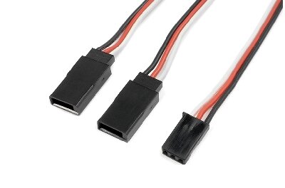 G-force GF-1100-020 - Revtec - Servo Y-kabel - Futaba - 22AWG / 60 Strengen - 15cm - 1 st