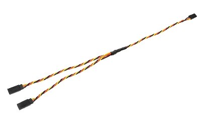 G-force GF-1111-021 - Revtec - Servo Y-kabel - Gedraaide kabel - JR/Hitec - 22AWG / 60 Strengen - 30cm - 1 st