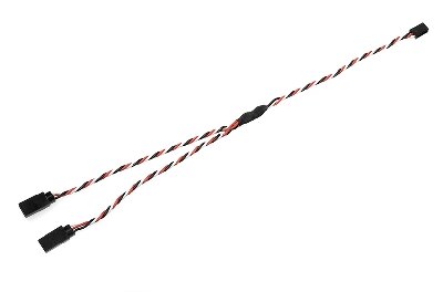 G-force GF-1120-021 - Revtec - Servo Y-kabel - Gedraaide HD siliconen-kabel - Futaba - 22AWG / 60 Strengen - 30cm - 1 st