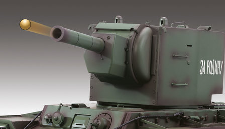 RC tank 23122 Russische  KV2 1:16 ADVANCED LINE IR/BB V7.0 rook geluid