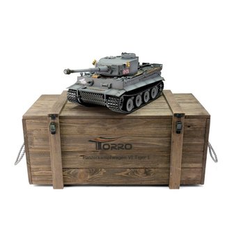 RC tank 1/16 RC Tiger I Early Vers. grey BB Smoke uitvoering pro 1/16 BB 2.4GHZ 11701-GY