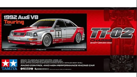 RC auto 58699 1/10 Audi V8 Touring 1992 4WD TT-02