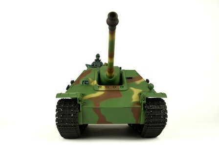 RC tank  ET3751 JAGDPANTHER groen camo 1:16 met rook en geluid 2.4 GHZ V7.0 IR/BB en metal gear versnellingsbak