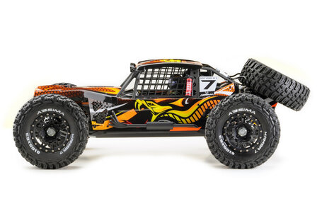 Absima 1:7 Rock Racer &quot;MAMBA 7&quot; oranje 6S BL 4WD RTR 2,4 GHz 17002