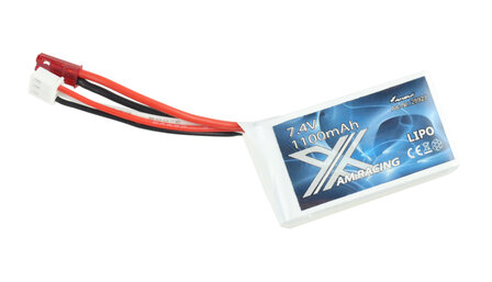 LIPO AKKU 2S 7,4V 1100MAH AMX RACING 28921