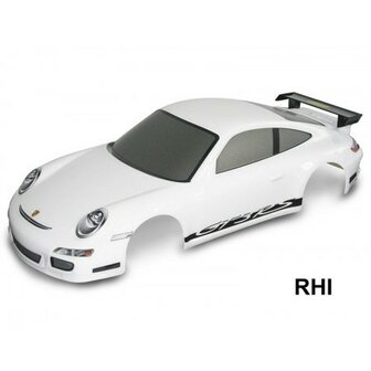 800059,1/10 Body Porsche GT3 wit + sticker