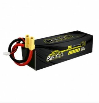 Gens ace 8000mAh 14.8V 100C 4S2P Lipo Battery Pack with EC5-Bashing Series