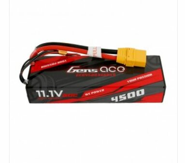 Lipo batterij, Gens ace 4500mAh 3S1P 11.1V 60C HardCase RC car Lipo Battery