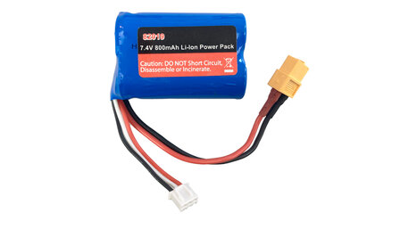 LIION AKKU 2S 7,4V 800MAH met XT60 STECKER