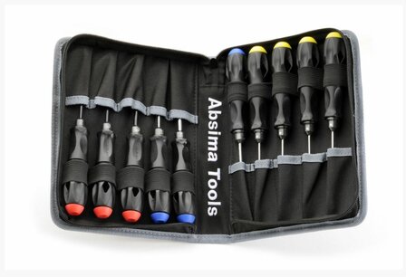 3000057 Gereedschap absima set in etui.